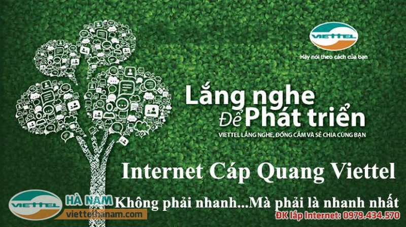 Lắp mạng cáp quang Viettel tại Thanh Liêm, Hà Nam để trải nghiệm internet siêu tốc độ