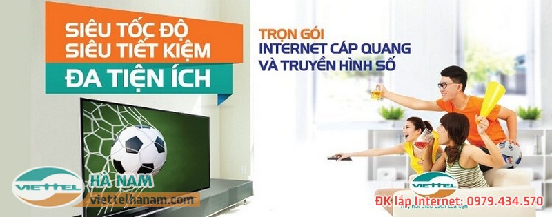 2 trong 1 internet tốc độ cao và truyền hình số hấp dẫn khi đăng ký gói combo internet và truyền hình Viettel