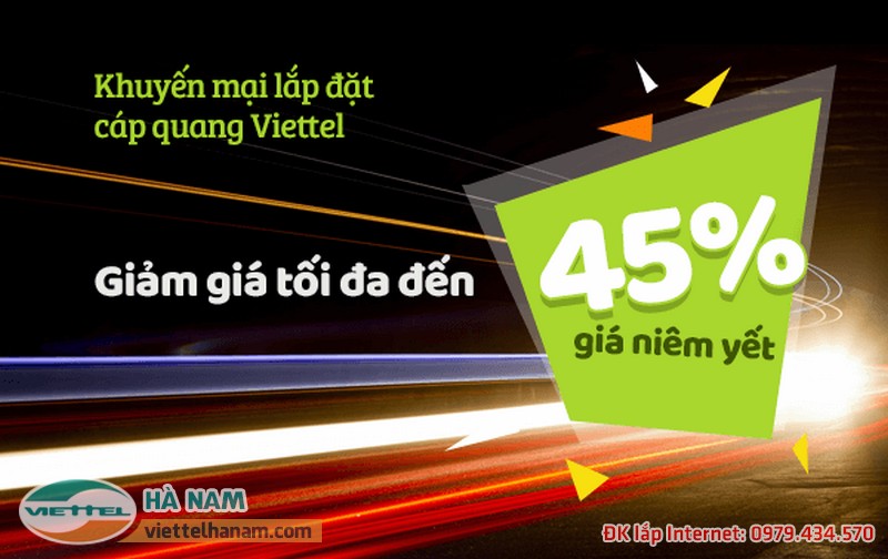 Lắp mạng Viettel tại Phủ Lý Hà Nam để được sử dụng mạng internet giá rẻ nhất