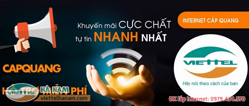 Lắp mạng Viettel tại Hà Nam trải nghiệm internet nhanh nhất, ổn định nhất